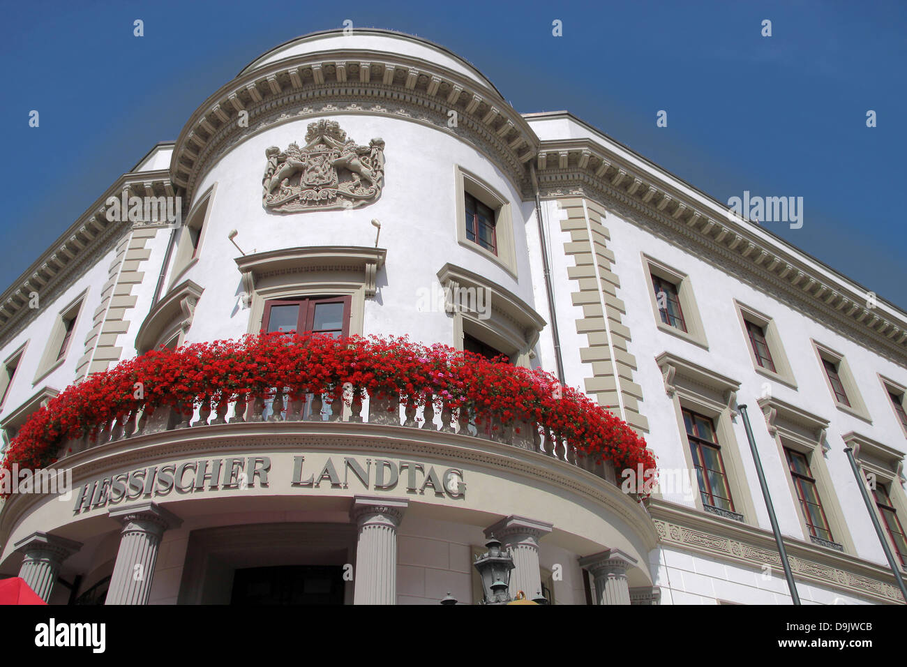 Sitz der Regierung in Wiesbaden, Hessen, Deutschland Stockfoto