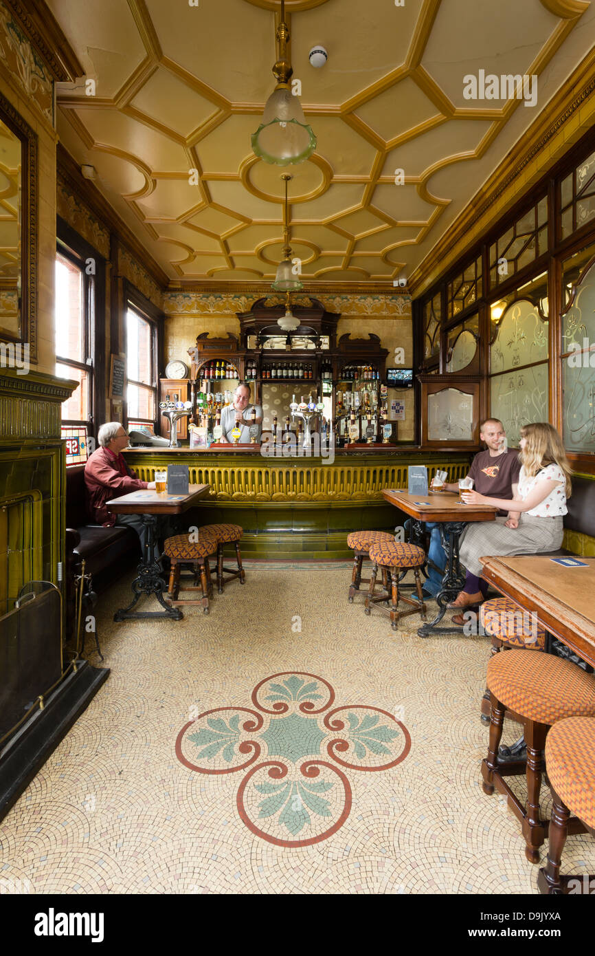 Das Garden Gate Pub in Hunslett, Leeds, Schuss für die Abdeckung von CAMRAs Erbe Pubs von West Yorkshire Buch. Stockfoto