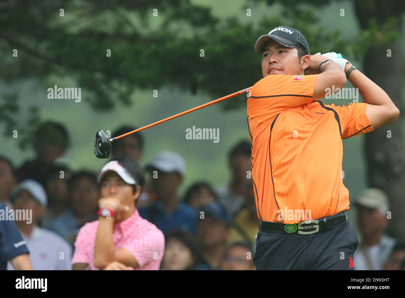 Ibaraki, Japan. 20. Juni 2013. Hideki Matsuyama (JPN), 20. Juni 2013 - Golf: Japan Golf Tour Championship Shishido Hügeln am Shishido Hills Country Club, Ibaraki, Japan.  (Foto von YUTAKA/AFLO SPORT/Alamy Live-Nachrichten) Stockfoto