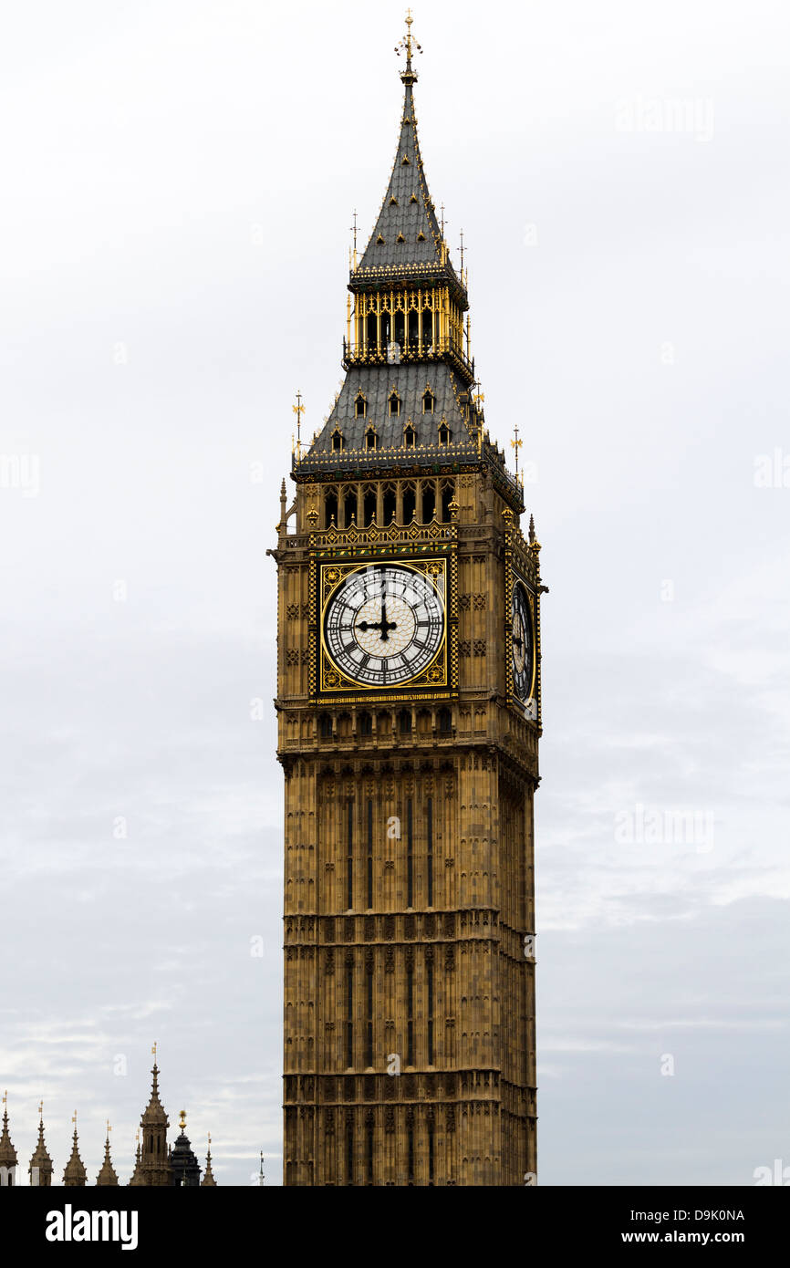 Big Ben, Elizabeth Tower Houses of Parlament, Westminster, London, UK Stockfoto