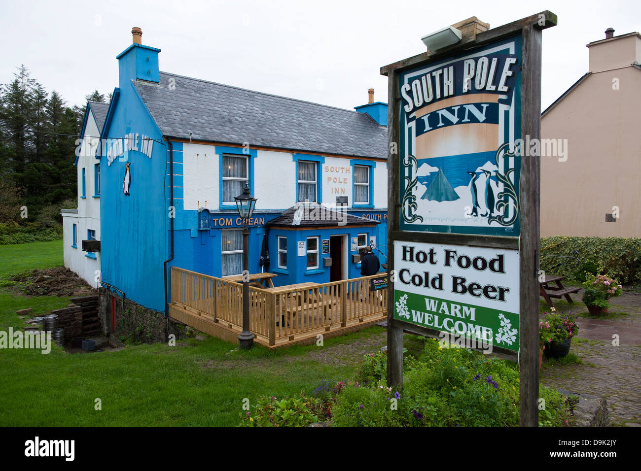 Der Südpol Pub ein Museum zu Polarforscher Tom Crean auf der Dingle-Halbinsel in der Nähe von Killarney in der Republik Irland Stockfoto