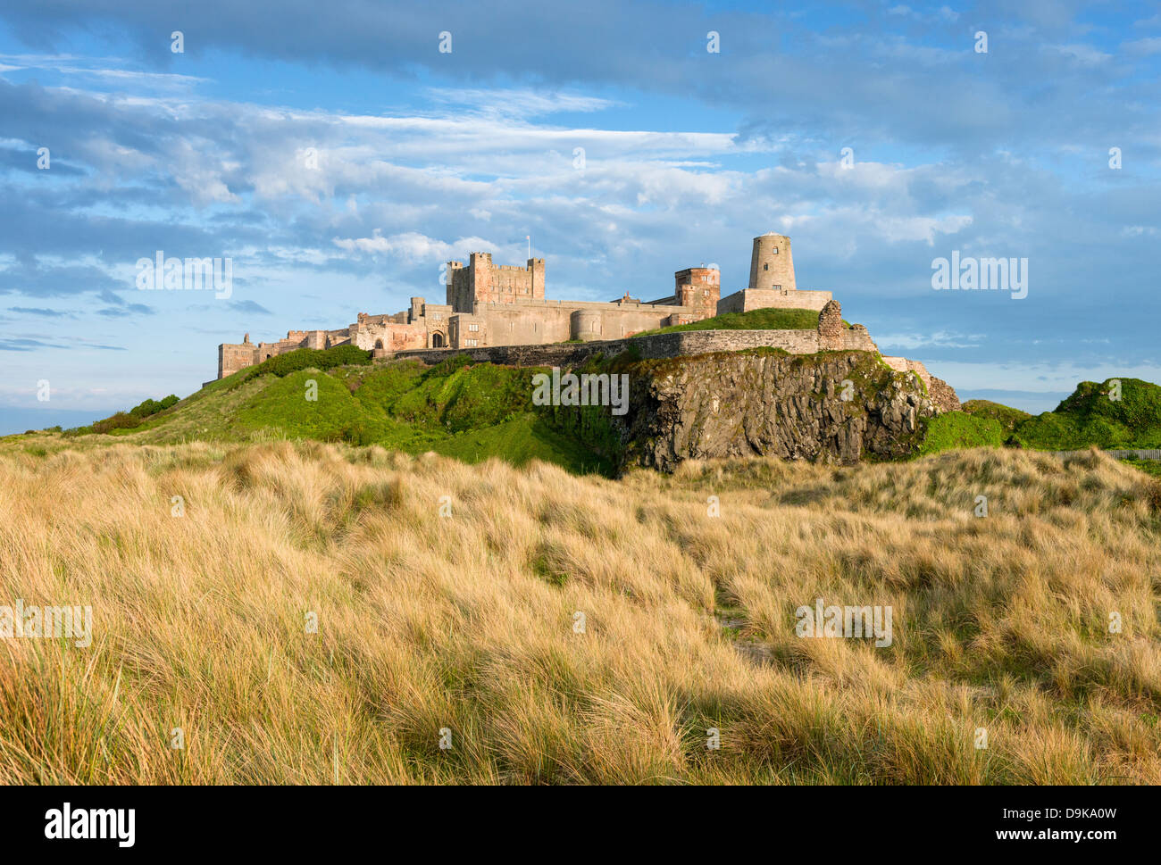Bamburgh Castle in Northumberland Stockfoto