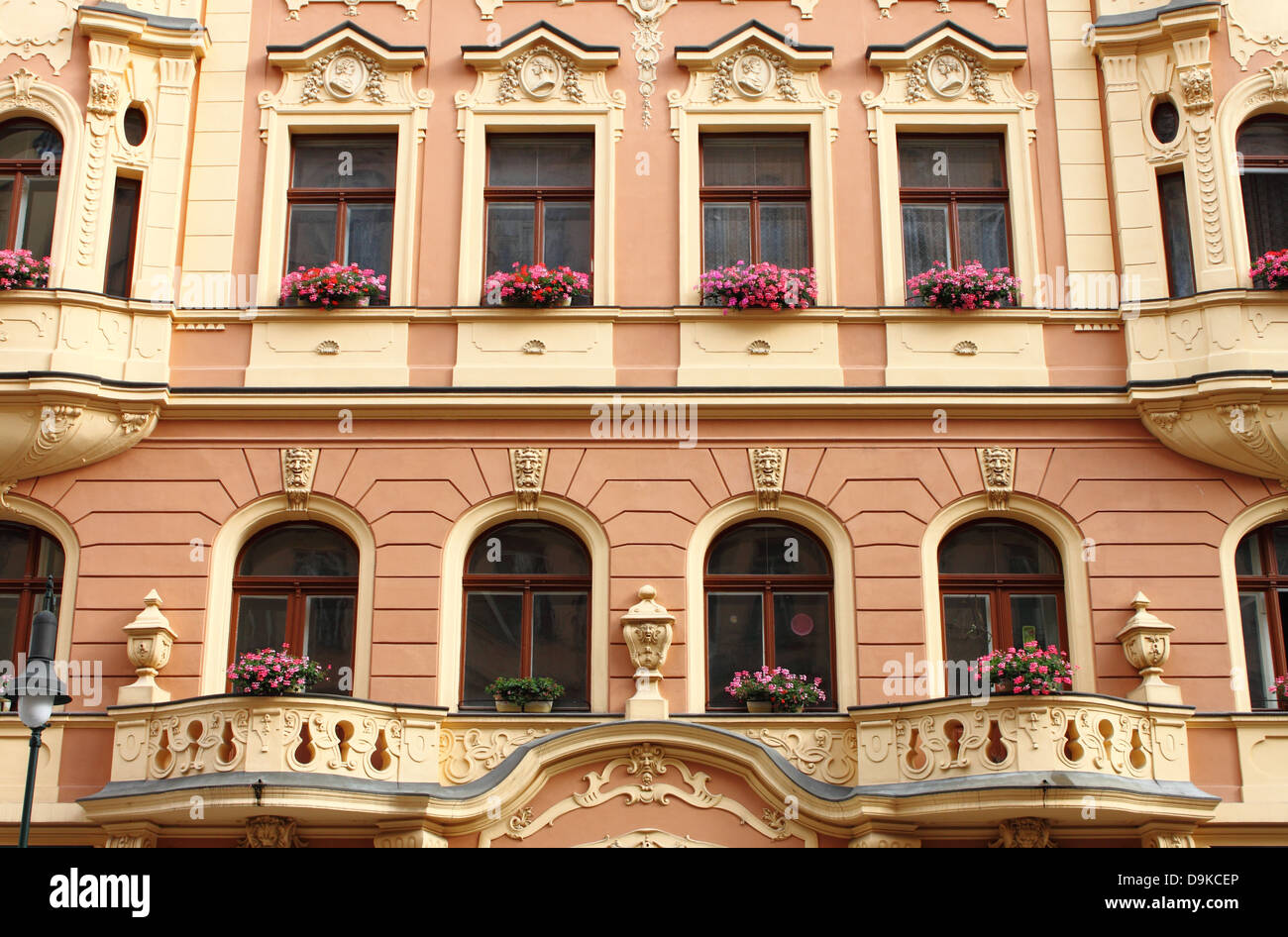 Renaissance-Stil Palast in Prag, Tschechische Republik Stockfoto