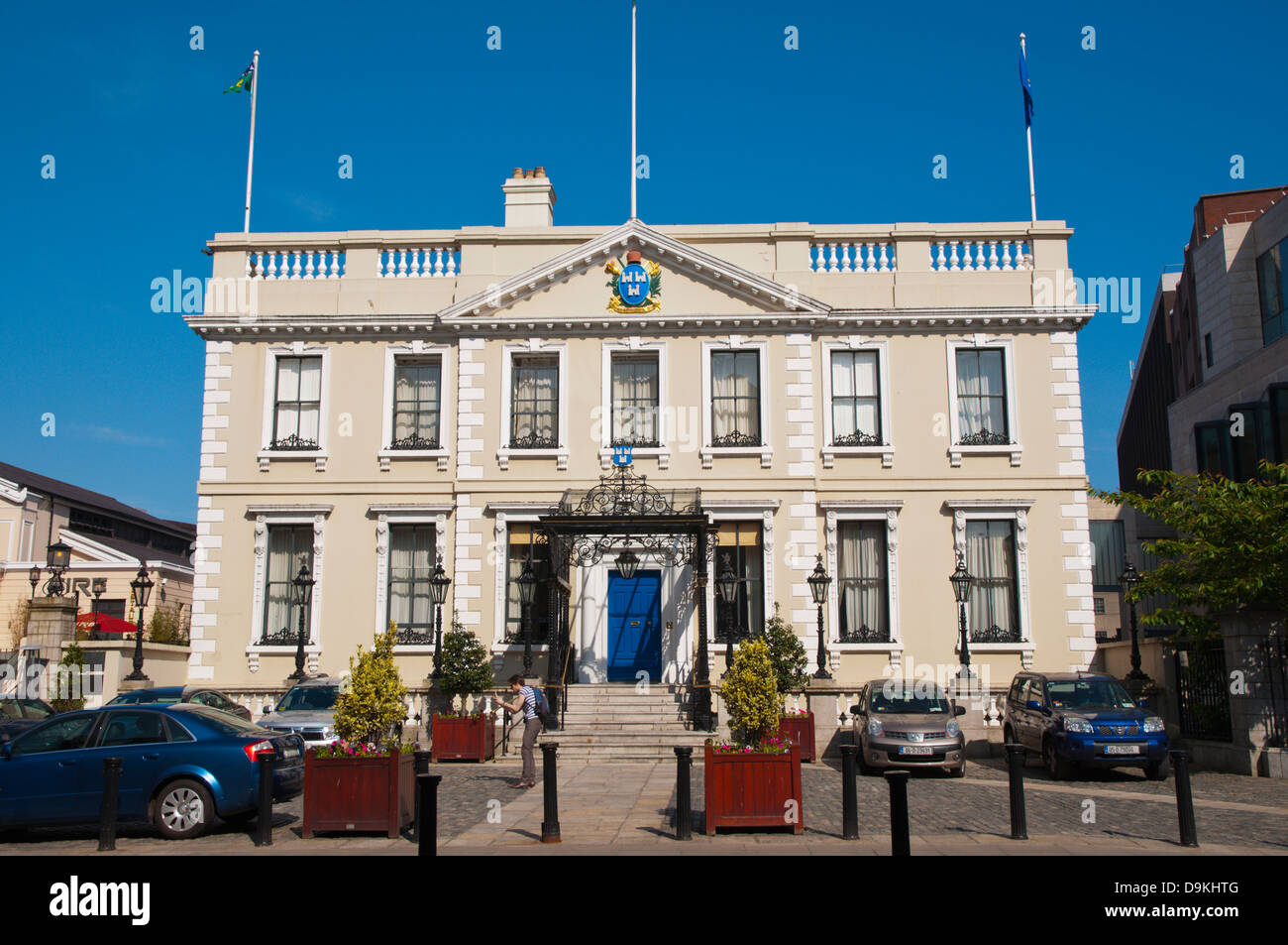 Mansion House (1705) Dawson Street Dublin Irland Mitteleuropa Stockfoto