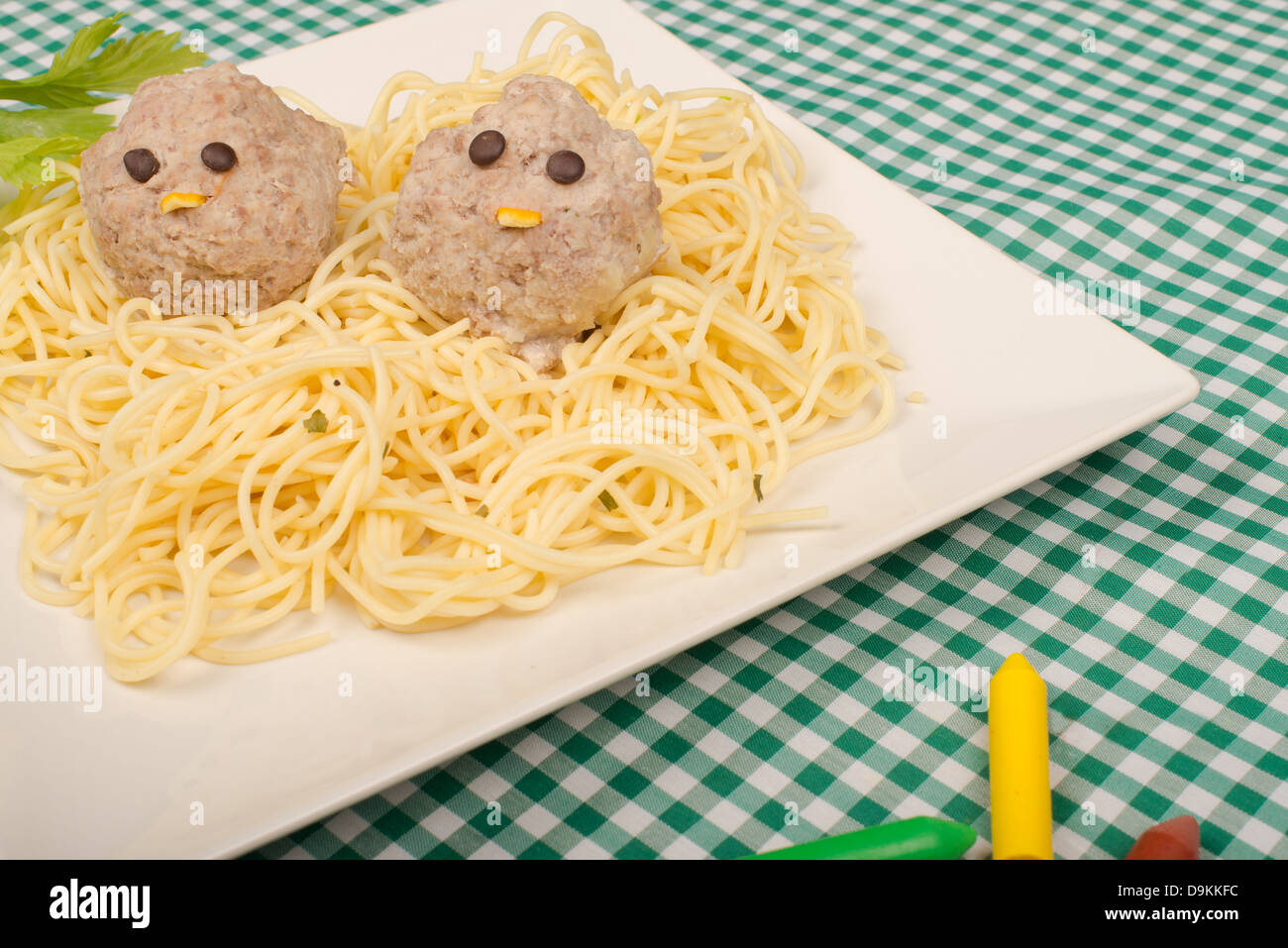 Pasta Frikadellen Lustig Stockfotos Und Bilder Kaufen Alamy