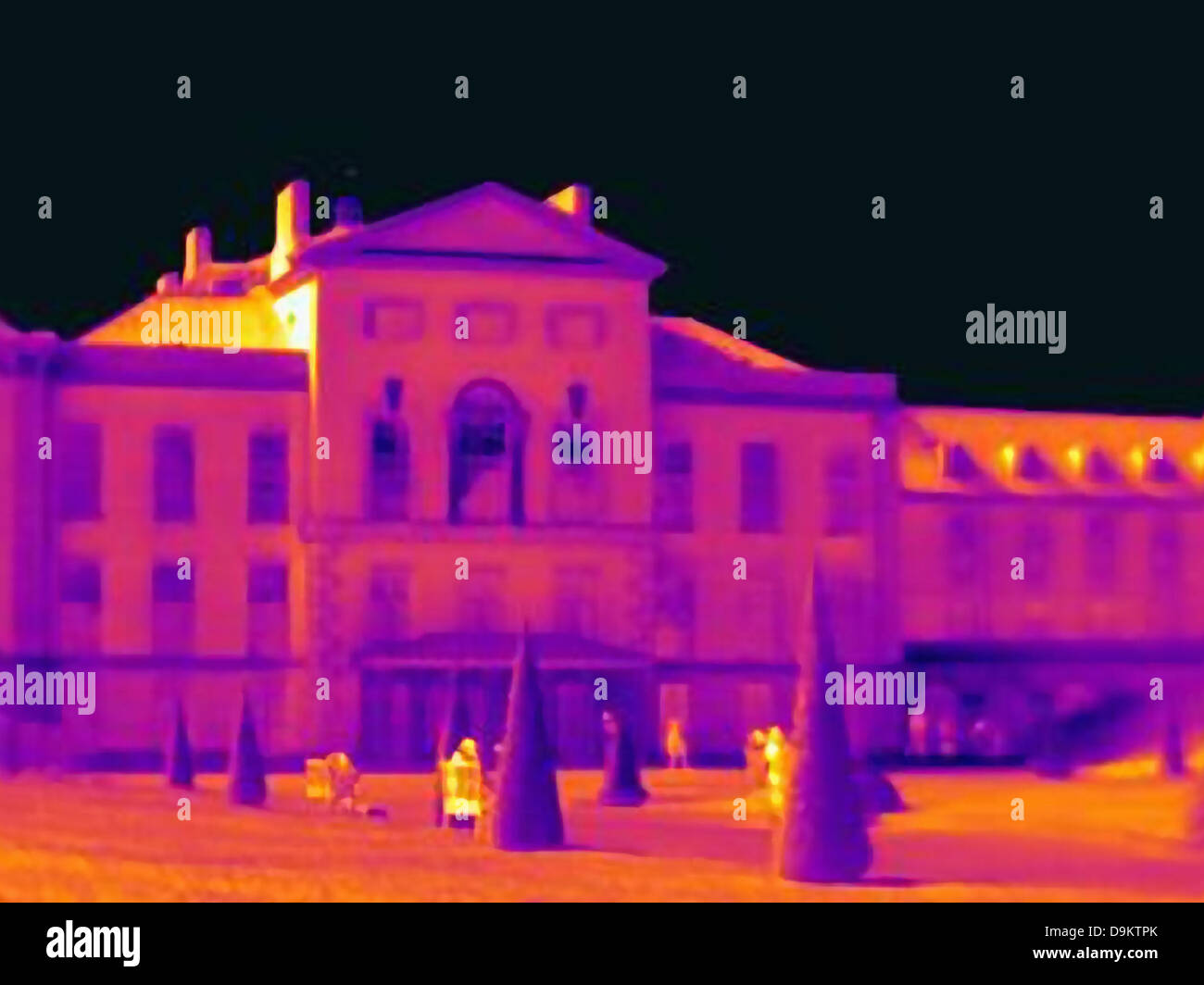 UV-Licht der Kensington Palace, London Stockfoto