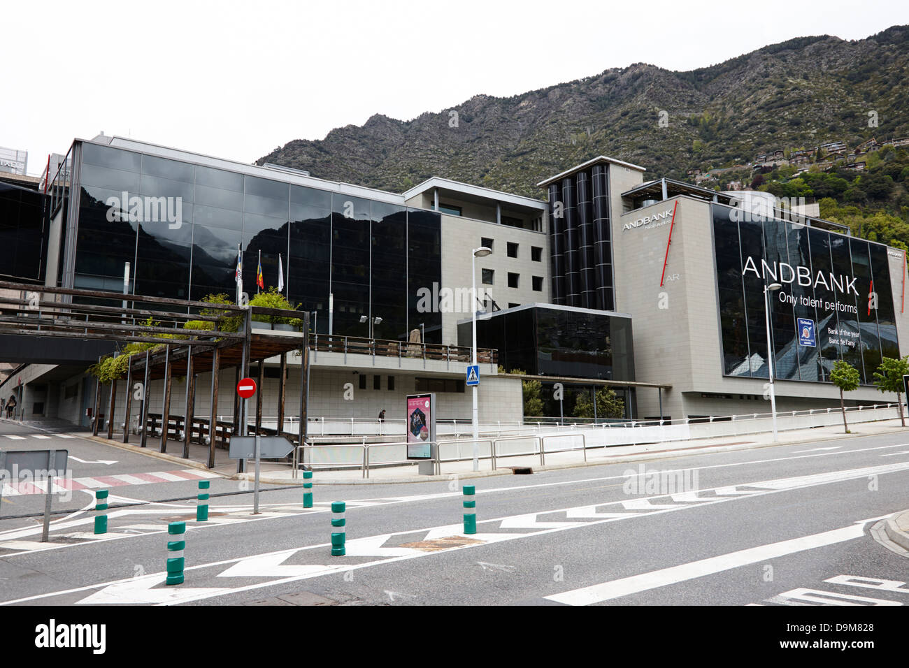 Andbank private bank Andorra la Vella andorra Stockfoto