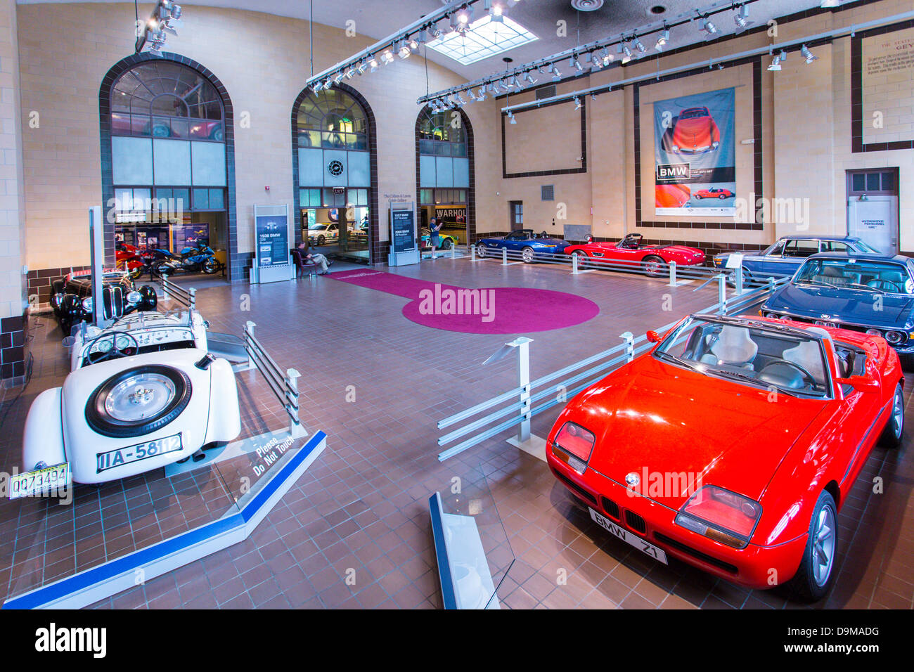 Innenraum Exponate auf der Saratoga-Automobil-Museum in Saratoga Springs, New York Stockfoto