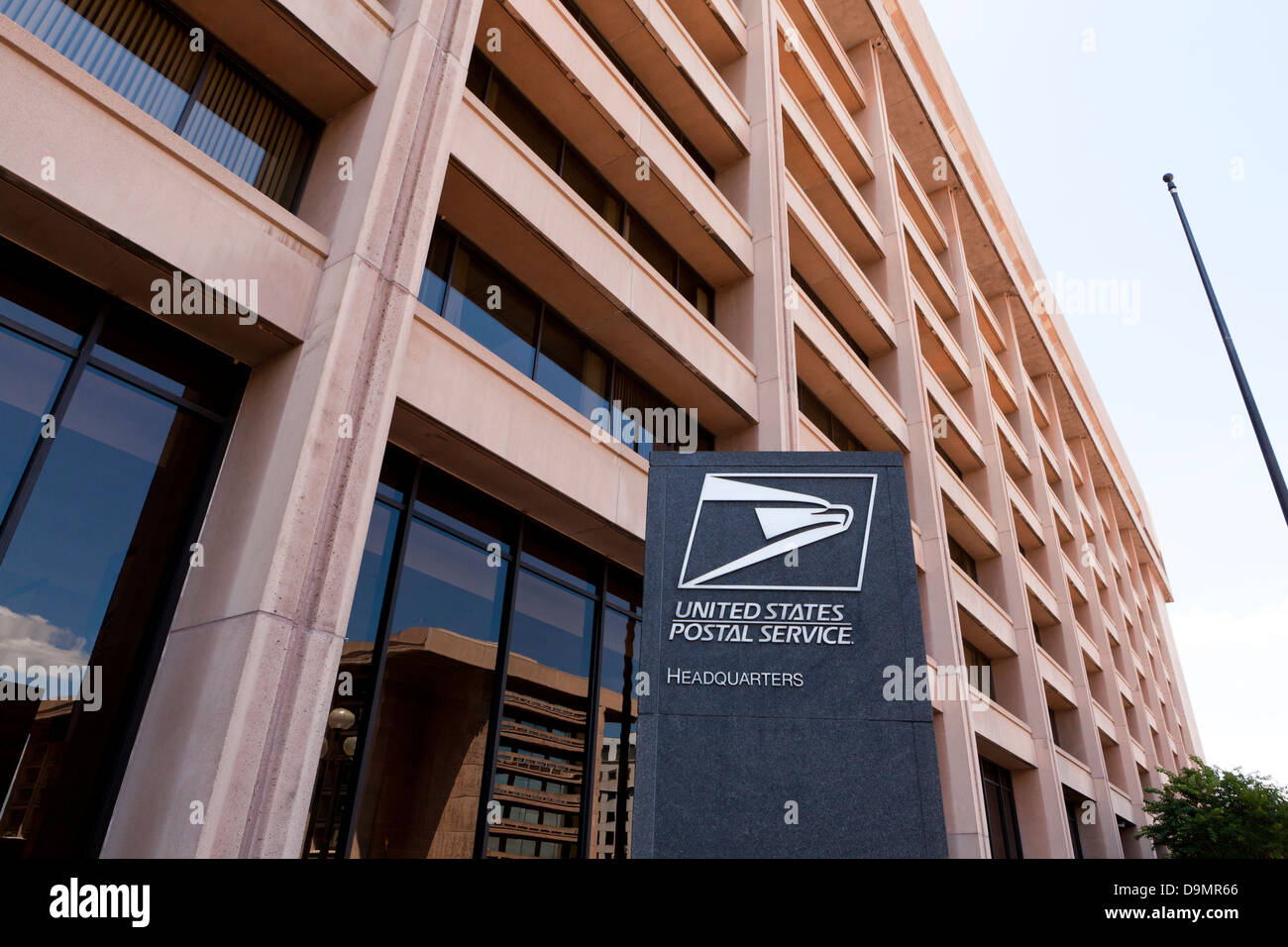 Der US Postal Service Zentrale Gebäude - Washington, DC USA Stockfoto