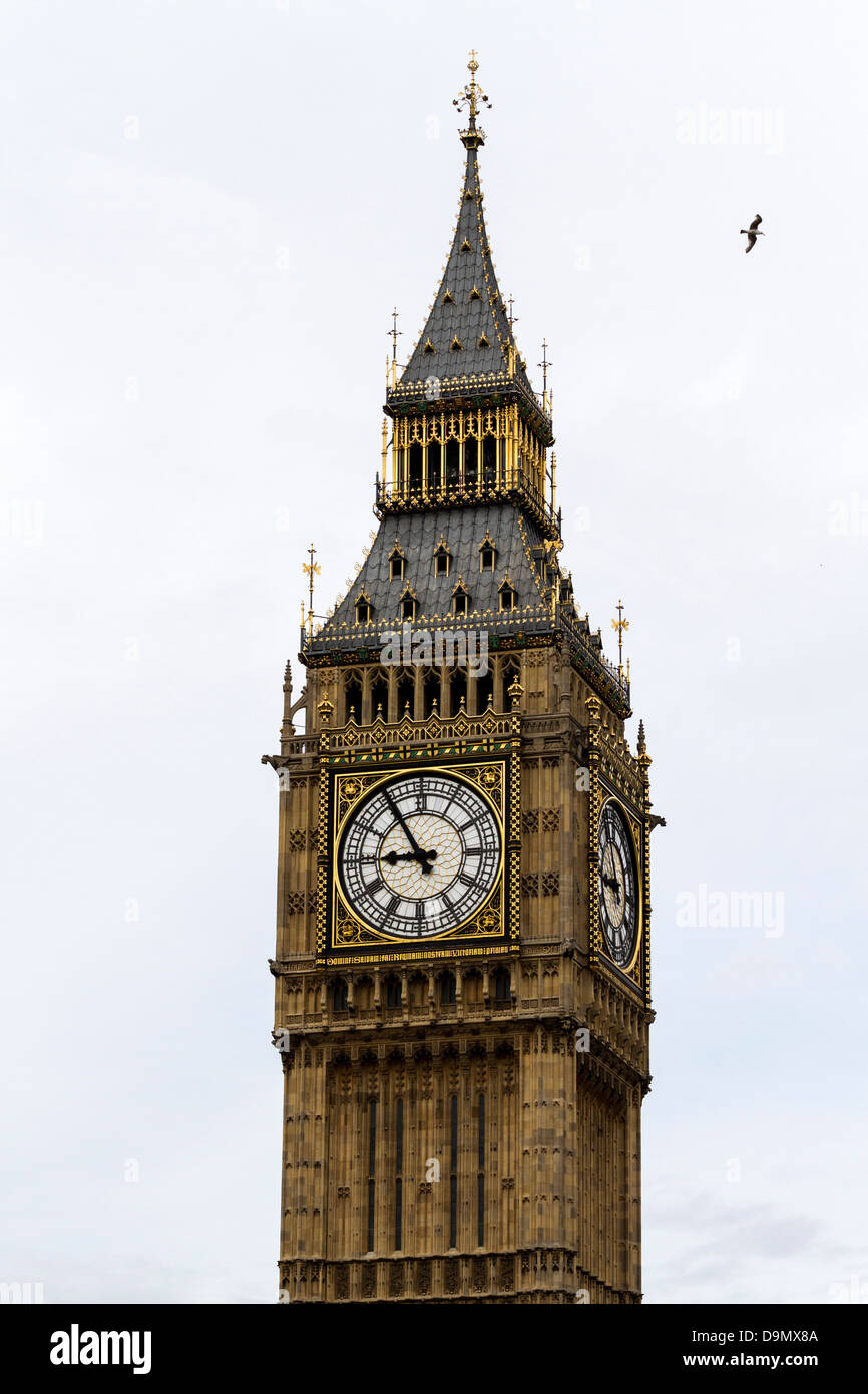 Elizabeth Tower, Houses of Parlament, Westminster, London UK Stockfoto