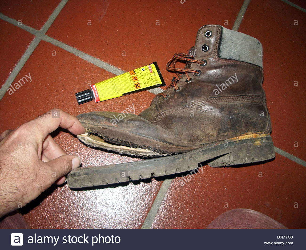 Broken Boot Stockfotos &amp; Broken Boot Bilder Alamy
