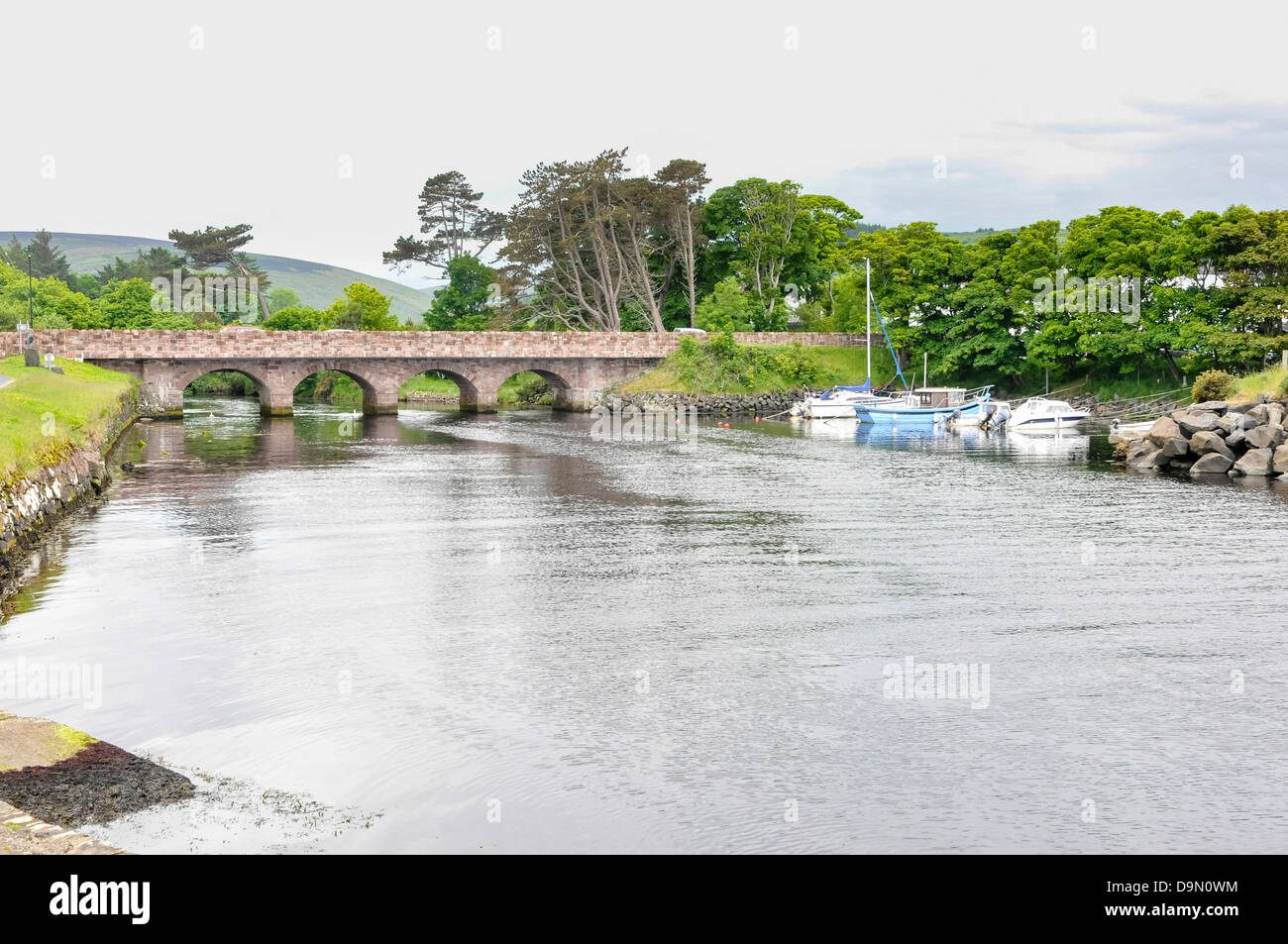 Glendun River, Cushenduh Stockfoto