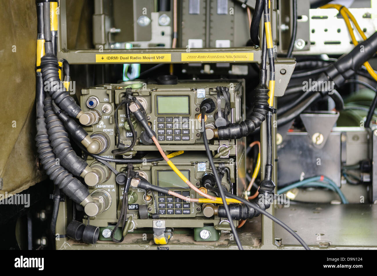 Bowman C4I sicheren militärischen UHF Funksystem Stockfoto