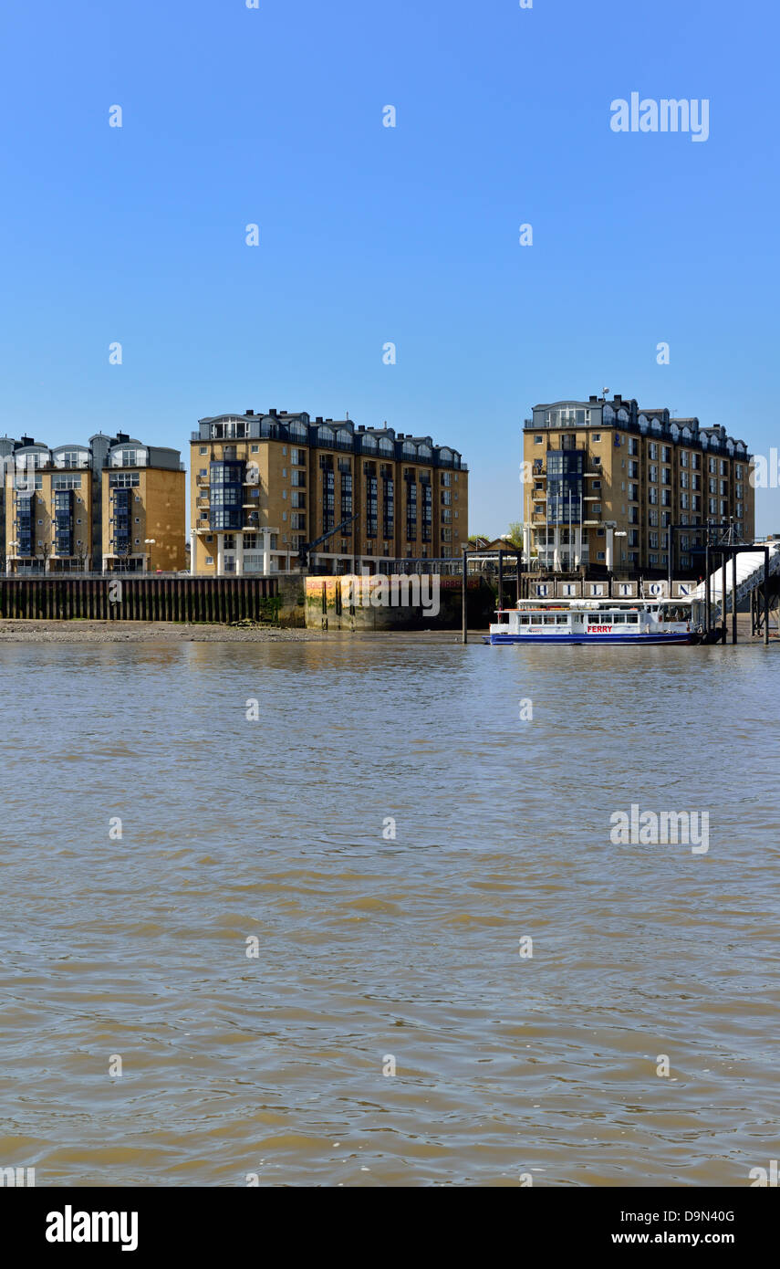 Hilton Docklands Nelson Dock Pier, Rotherhithe, London SE16, Vereinigtes Königreich Stockfoto