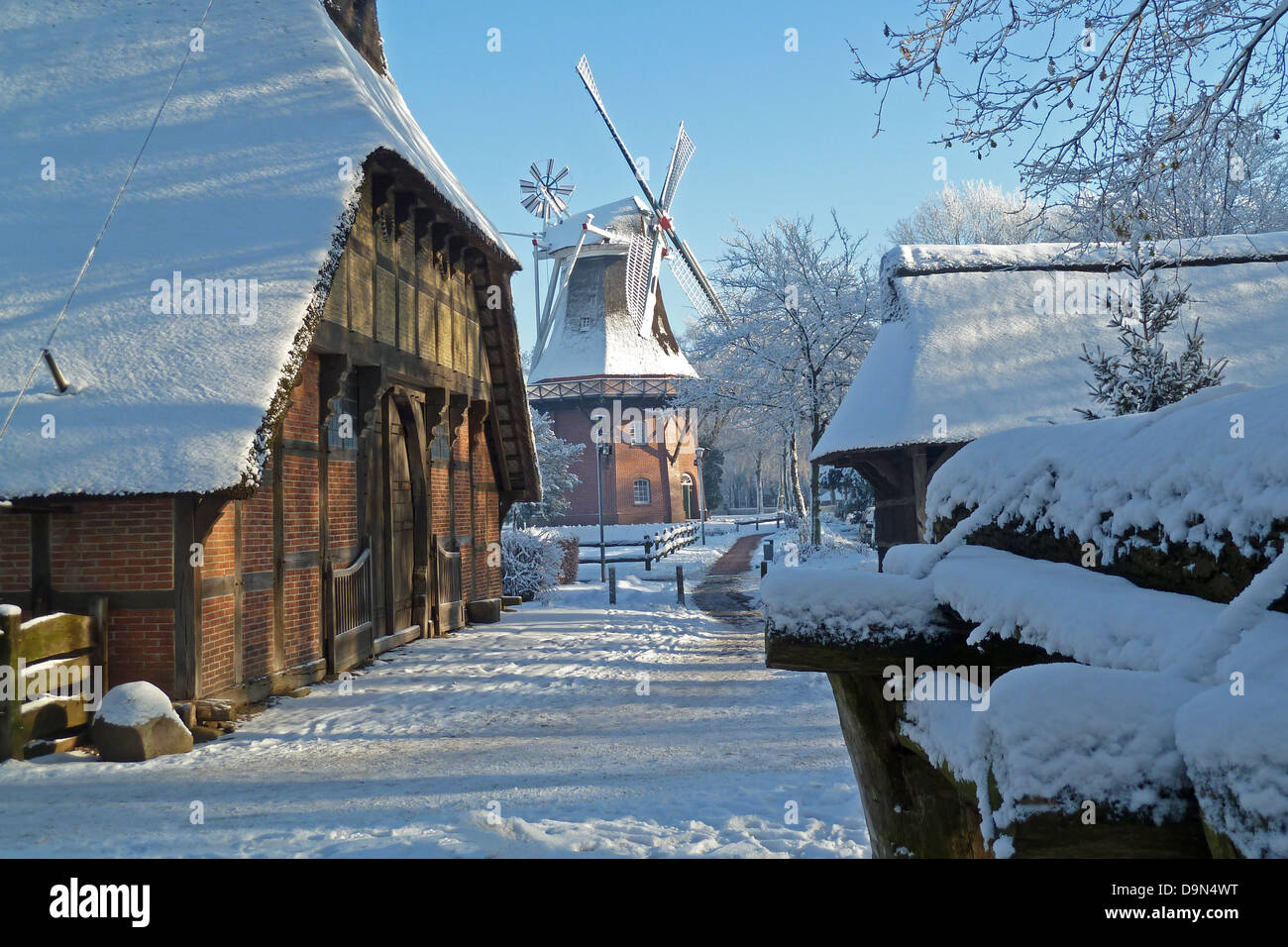 Deutschland, Niedersachsen, Norddeutschland, Bunting Land, bad
