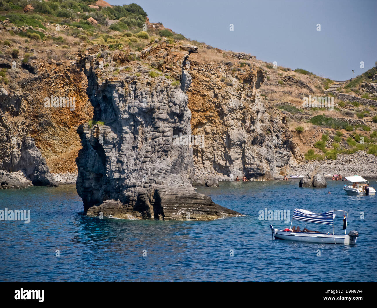 Lipari Insel, Äolischen Inseln, Sizilien, Italien Stockfoto