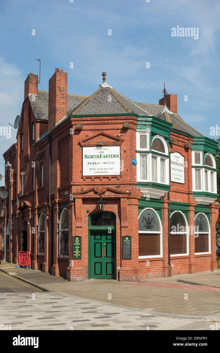 Der Nordost Pub in Stockton on Tees, Nord-Ost-England, UK Stockfoto