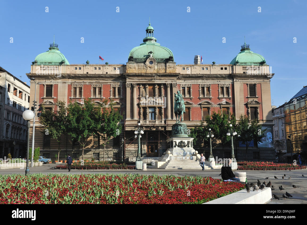 Nationalmuseum am Platz der Republik, Belgrad, Serbien Stockfoto