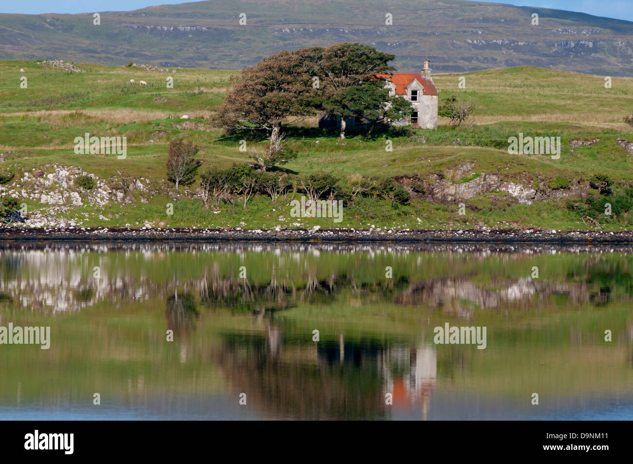 Europa, Großbritannien, Schottland, Highlands, Isle of Skye, Loch dunvegan Stockfoto