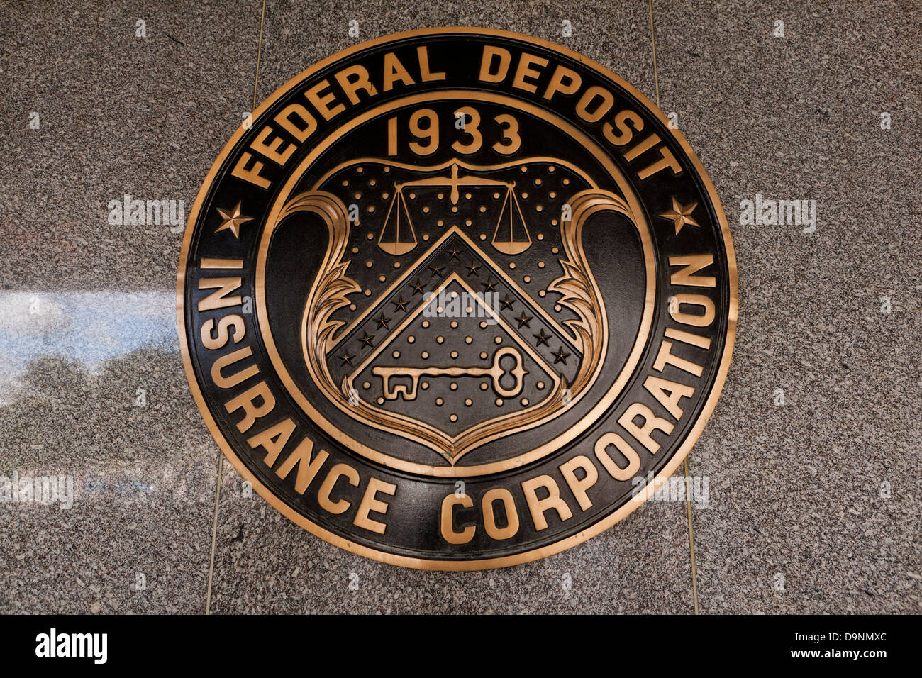 FDIC Siegel - Washington, DC USA Stockfoto