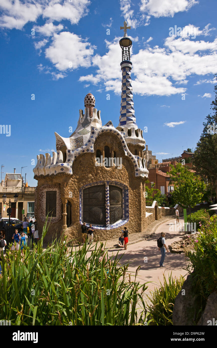 Parc Güell, Barcelona Stockfoto