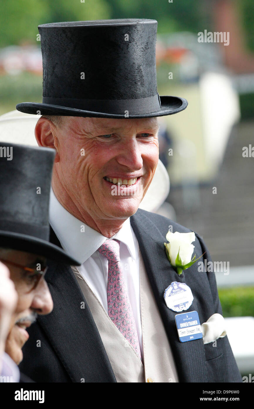 20.06.2013 - Ascot; John Gosden im Porträt. Bildnachweis: Lajos-Eric Balogh/turfstock.com Stockfoto