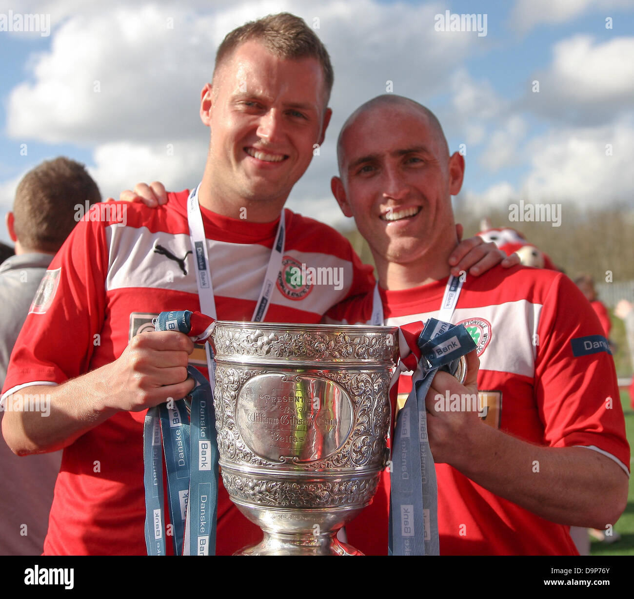 Belfast, Nordirland. 24. Juni 2013. Cliftonville Draw Celtic in der Champions-League - Cliftonville FC Fotos Credit: Kevin Scott/Alamy Live-Nachrichten Stockfoto