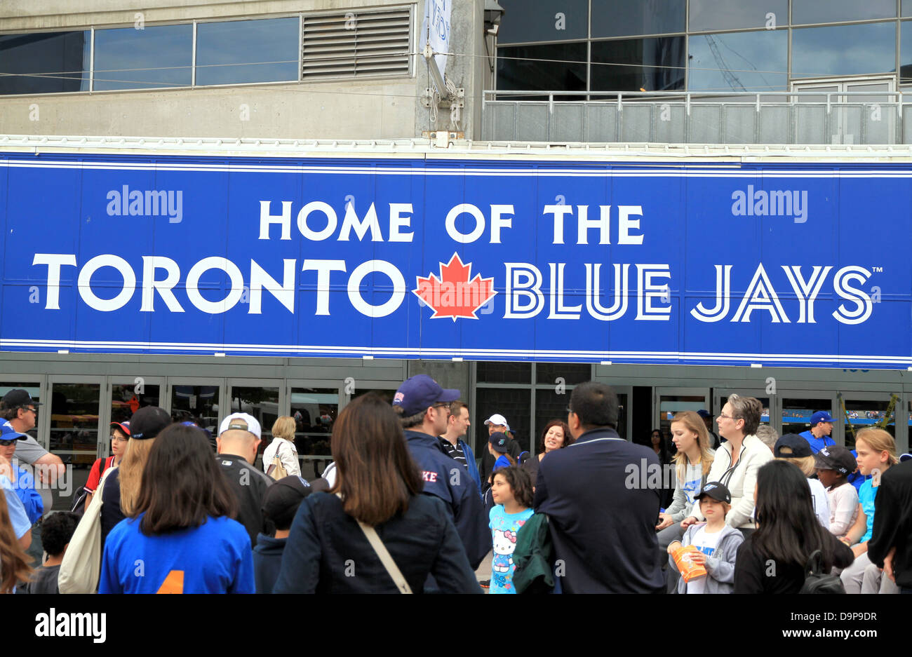 Toronto Blue Jays Banner und fans Stockfoto