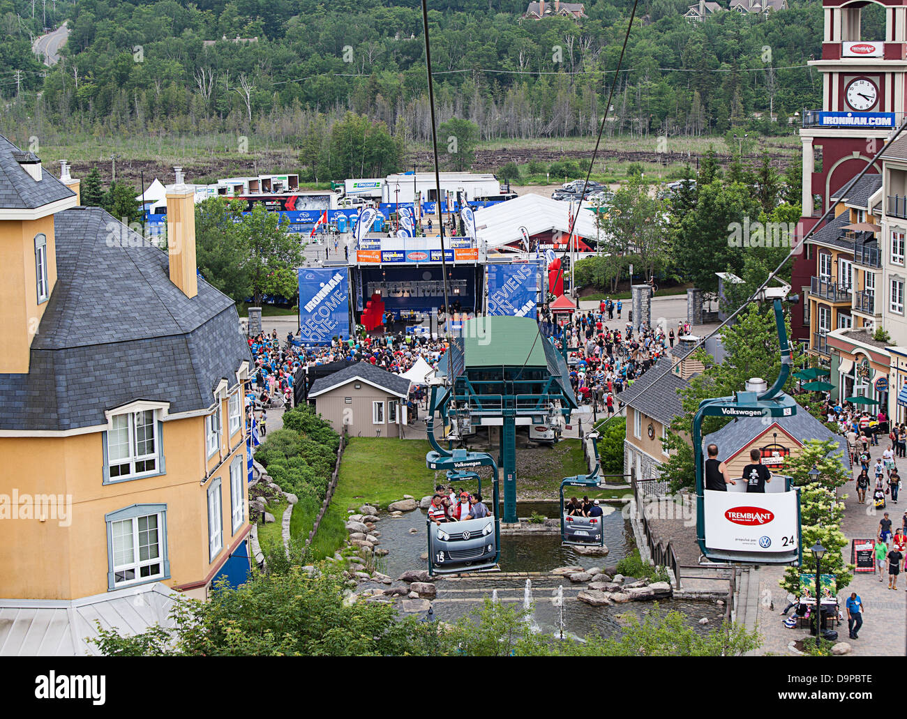 IRONMAN 70.3 World Championship Mont-Tremblant Stockfoto