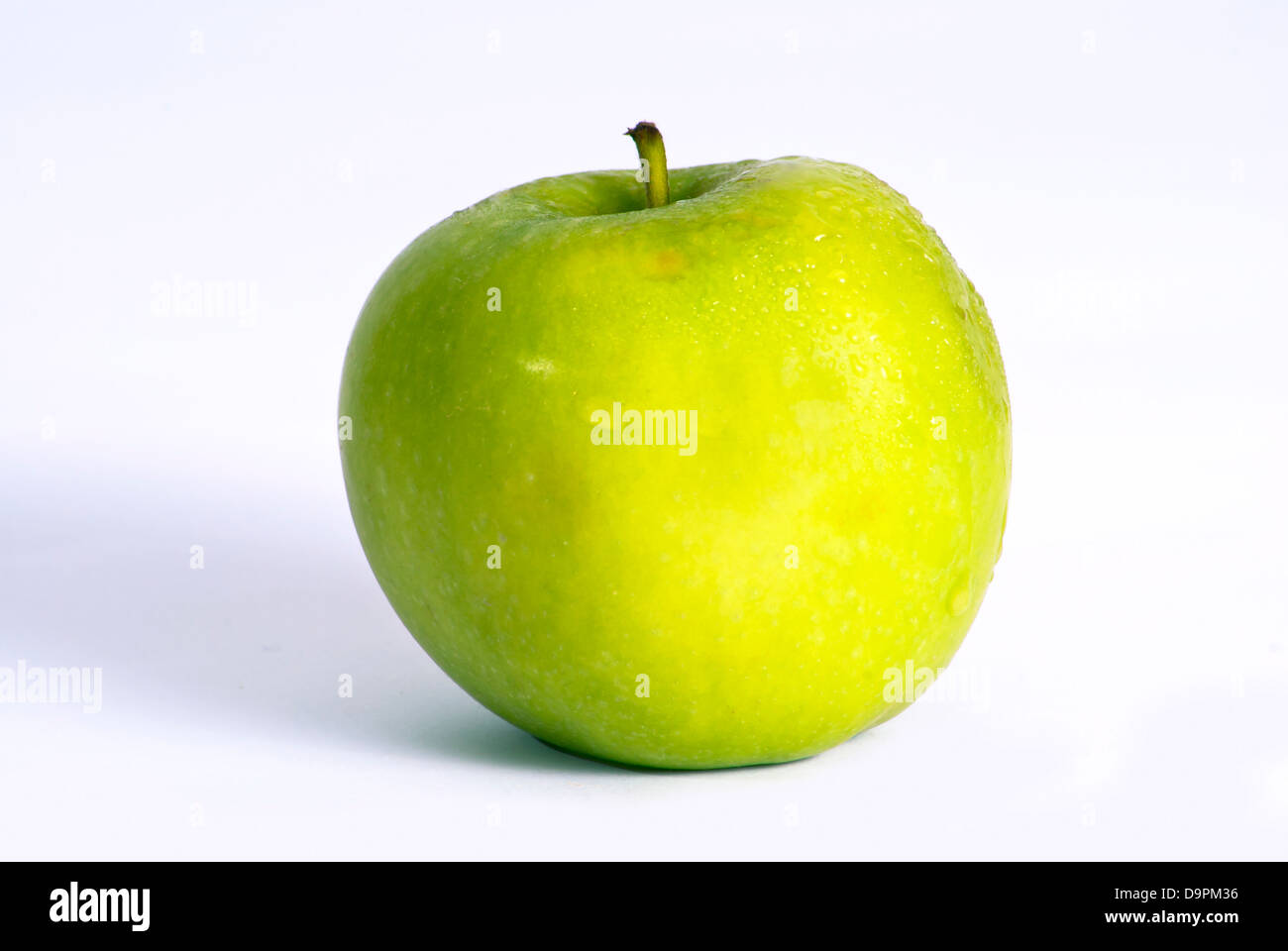 Apple auf weiß Stockfoto