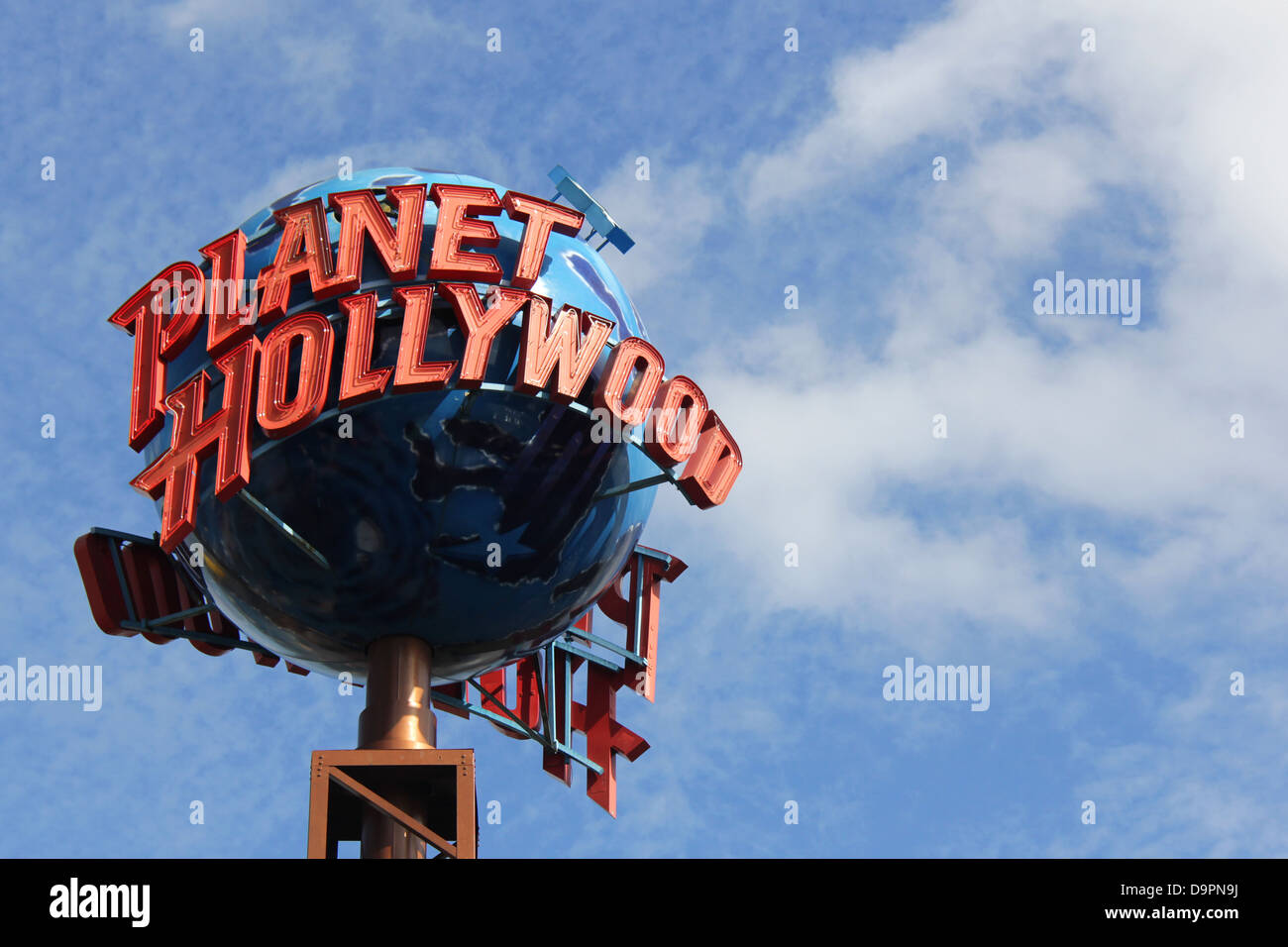 Planet Hollywood Franchise im Downtown Disney World, Orlando, Florida. Stockfoto