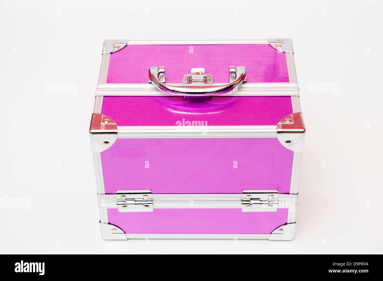 Aktentasche Rosa Gesicht malen Make-up Stockfoto