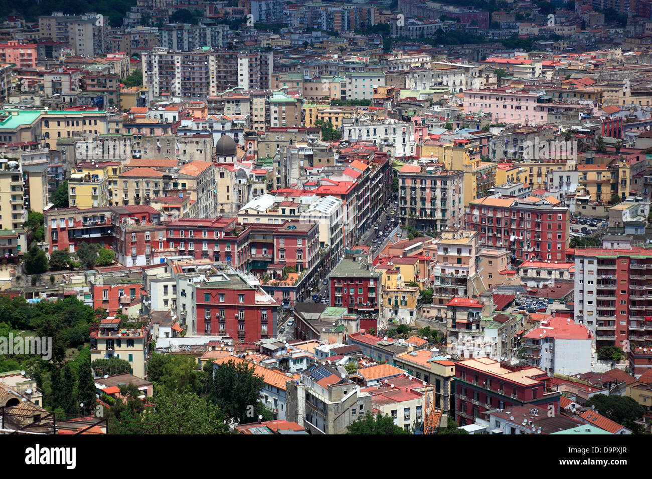 Ansicht von Neapel, Kampanien, Italien Stockfoto