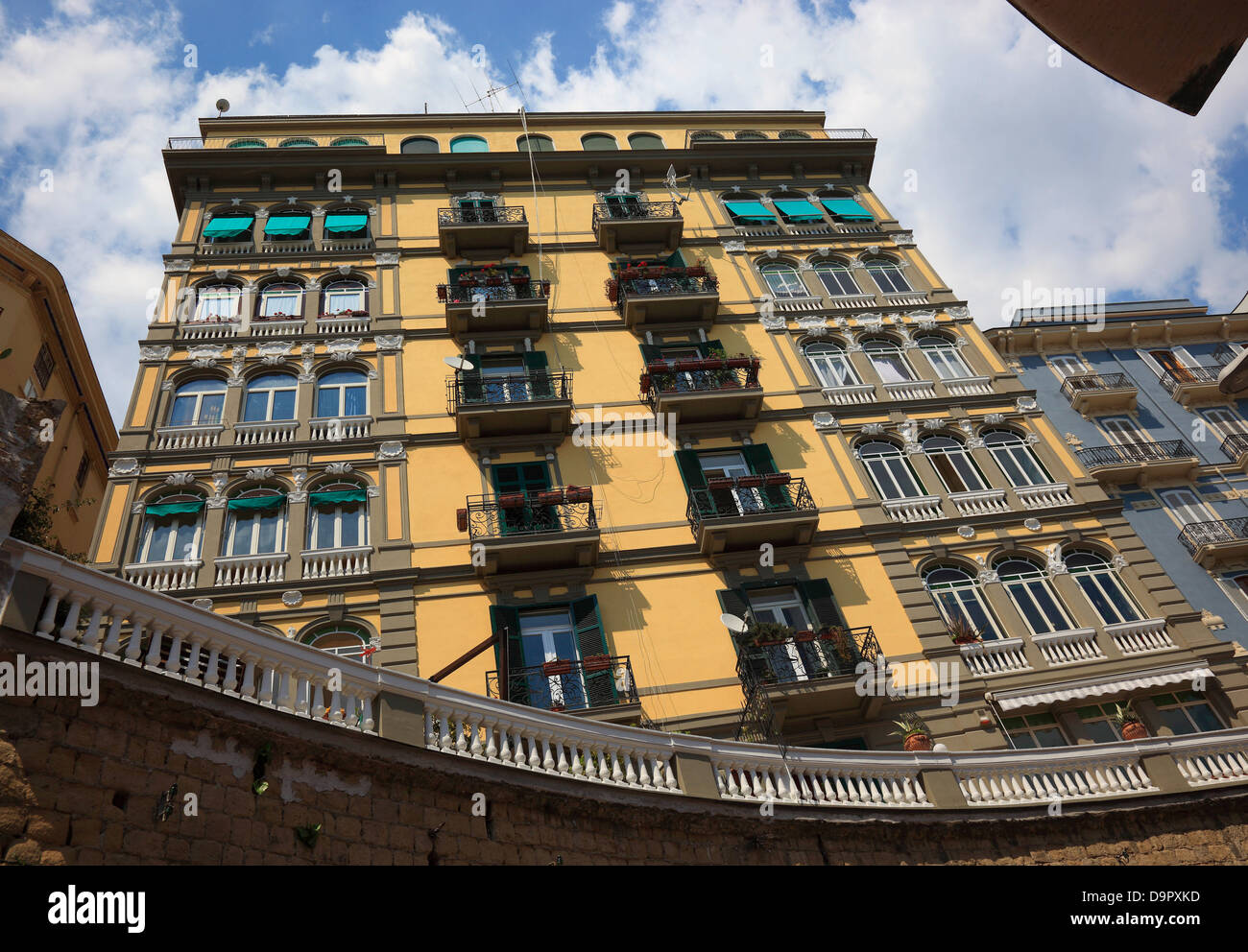 Haus in Posillipo-Viertels, einem der wohlhabenden Gegenden, Neapel, Kampanien, Italien Stockfoto