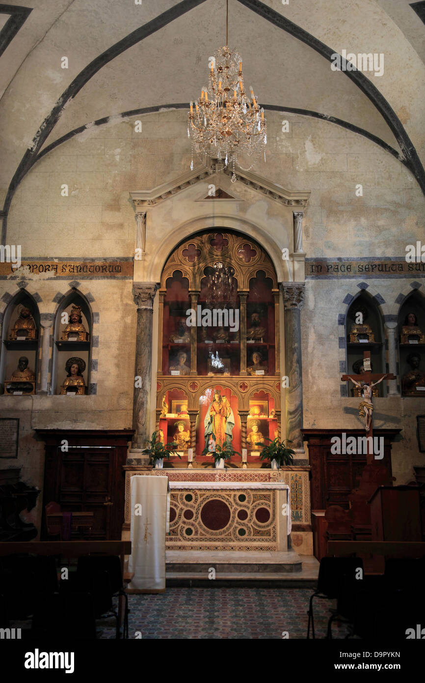 Innenraum der Kathedrale Cattedrale di Sant ' Andrea, Amalfi, Kampanien, Italien Stockfoto