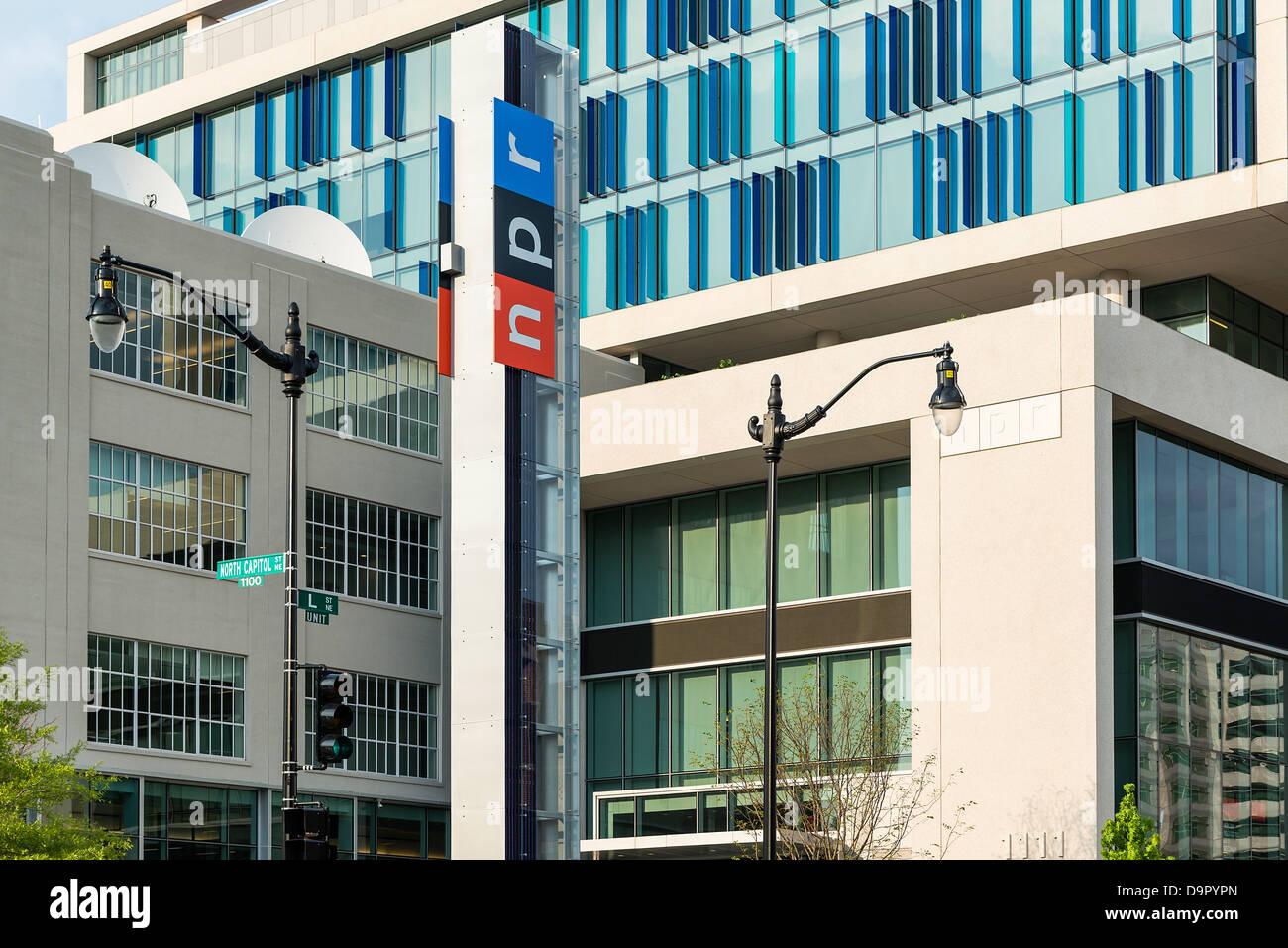NPR, National Public Radio, Büros, Washington DC, USA Stockfoto