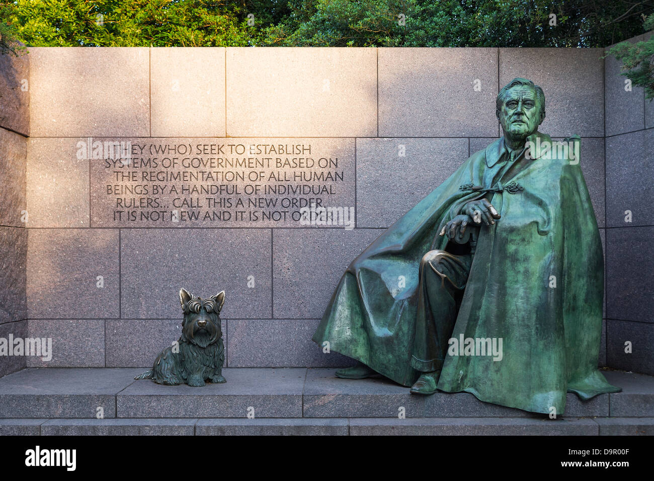 FRD Memorial, Washington DC, USA Stockfoto