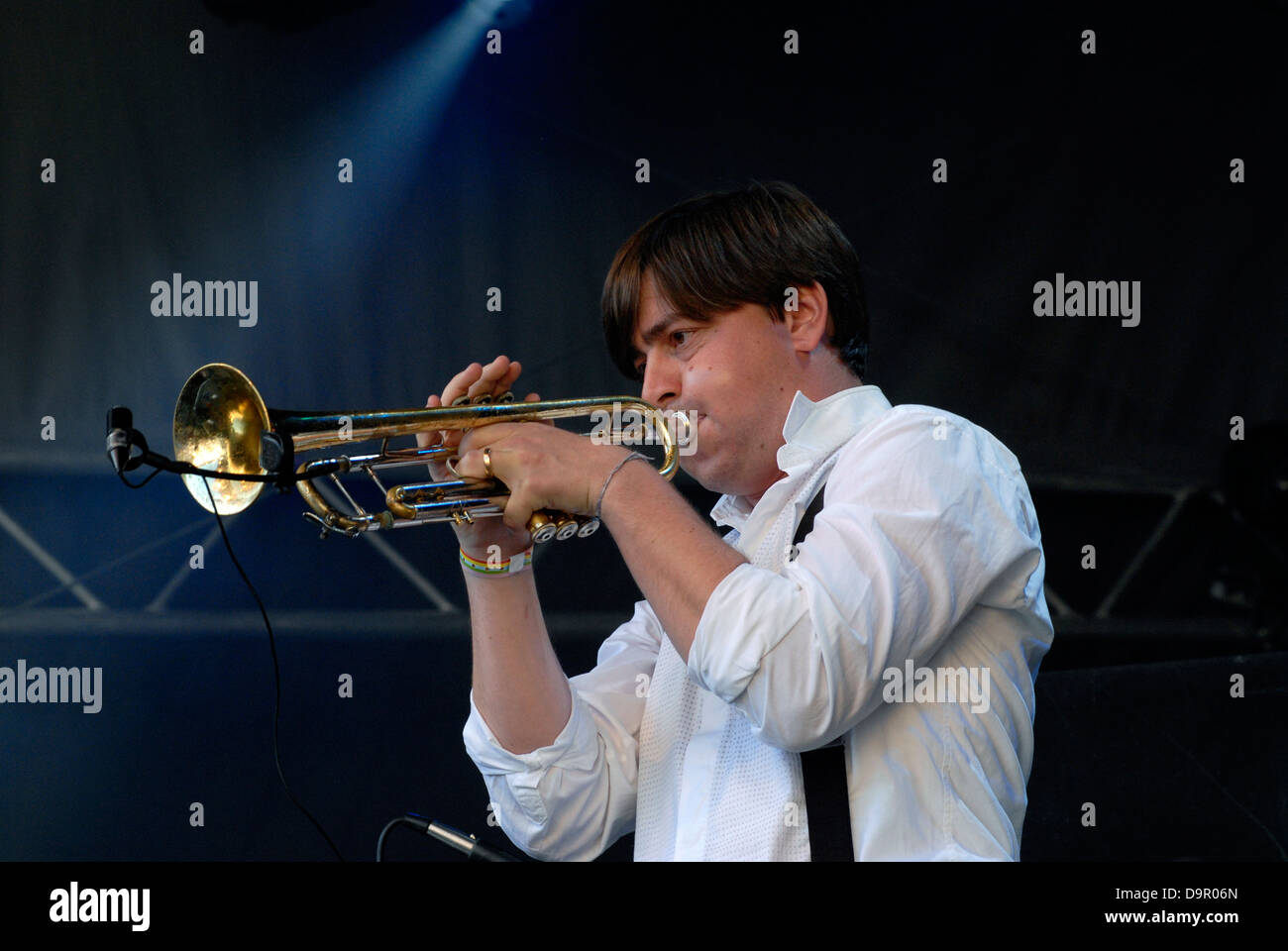 Stockholm Jazz Festival auf der Insel Skeppsholmen in das Zentrum der schwedischen Hauptstadt genannt. Stockfoto