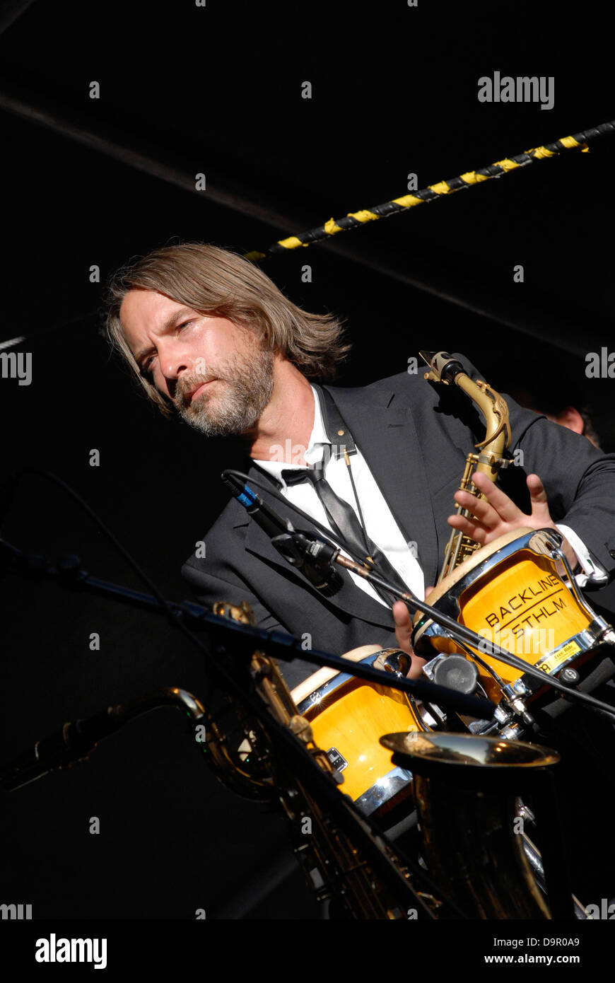 Stockholm Jazz Festival auf der Insel Skeppsholmen in das Zentrum der schwedischen Hauptstadt genannt. Stockfoto