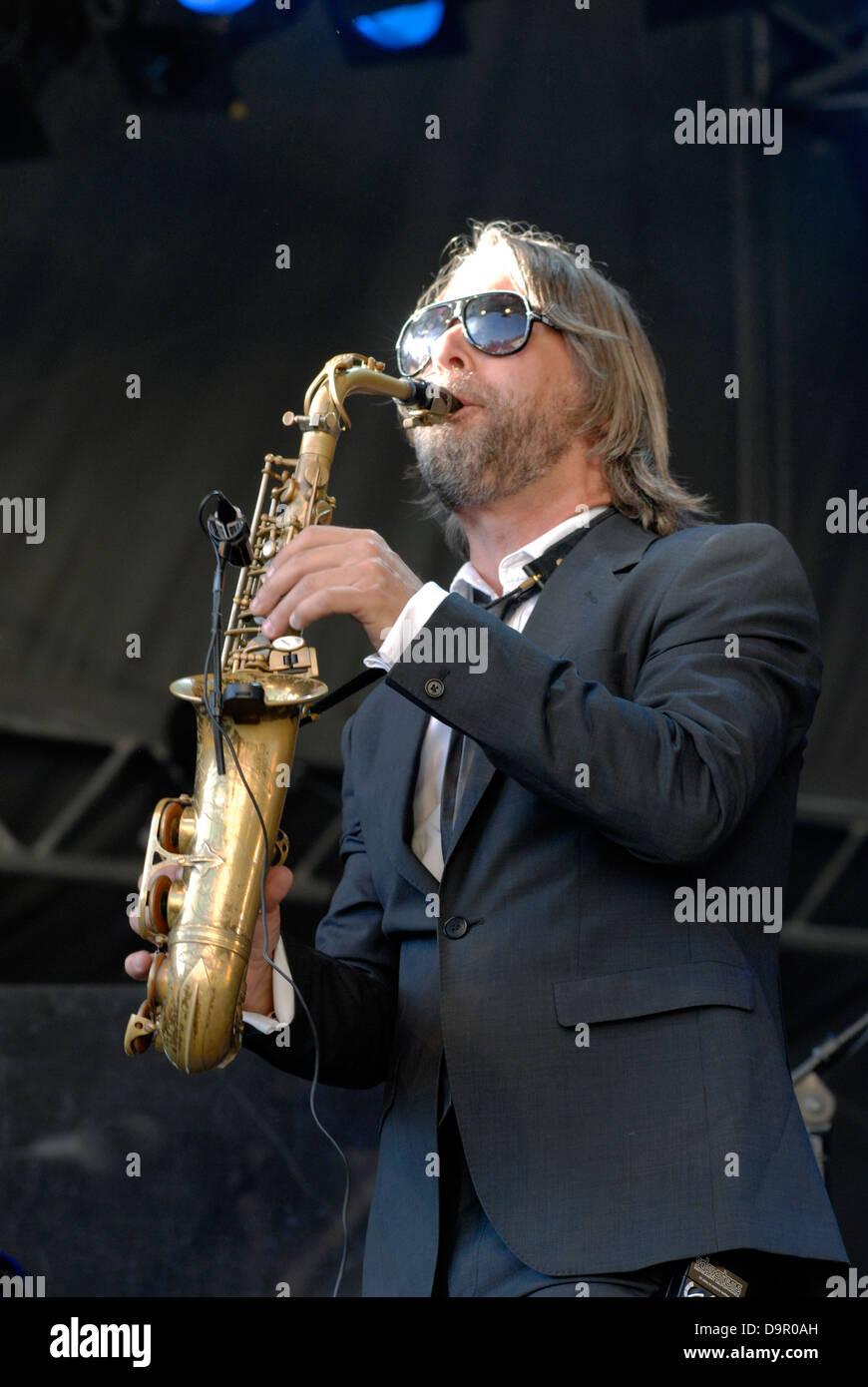 Stockholm Jazz Festival auf der Insel Skeppsholmen in das Zentrum der schwedischen Hauptstadt genannt. Stockfoto