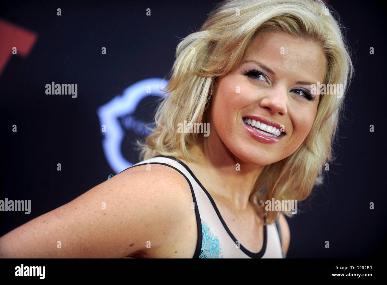 New York, USA. 23. Juni 2013. Megan Hilty besucht "The Heat" Premiere im Ziegfeld Theatre am 23. Juni 2013 in New York City. Bildnachweis: Dpa picture Alliance/Alamy Live News Stockfoto