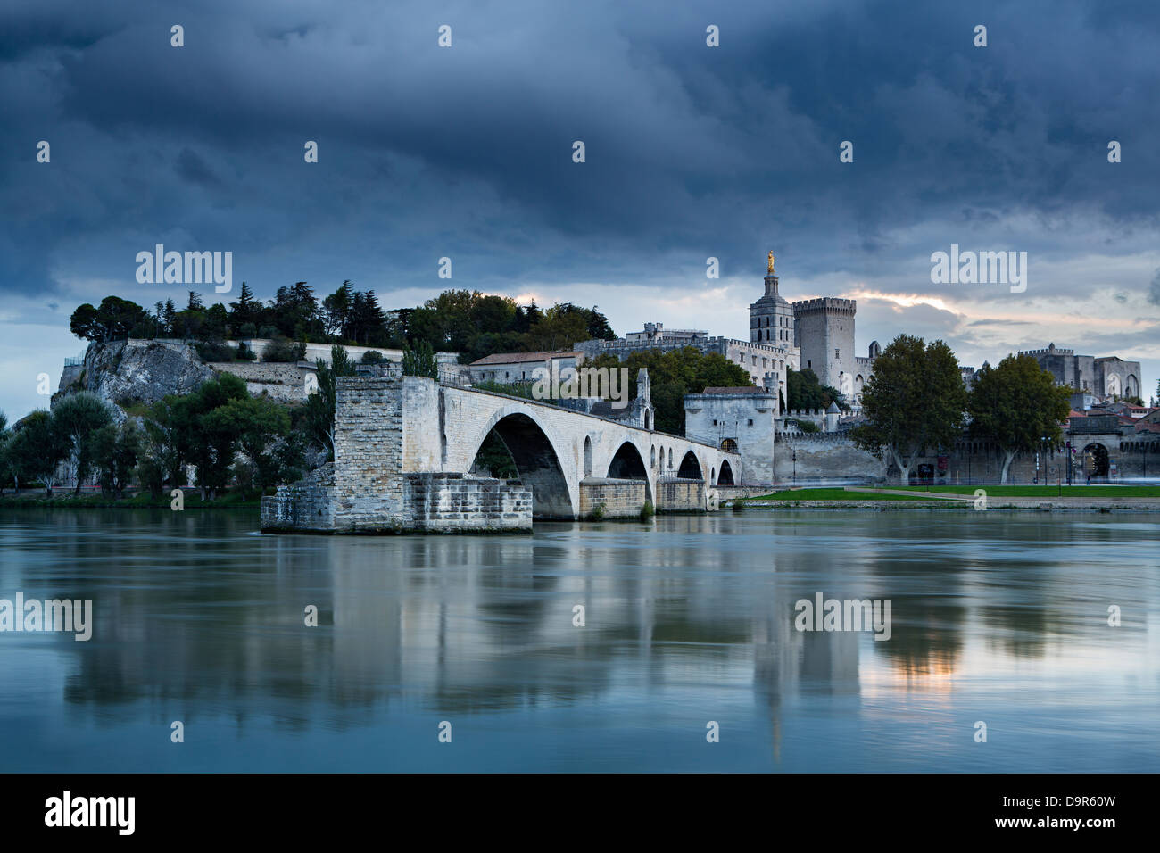 Die Saint-Benezets-Brücke, Avignon, Provence, Frankreich Stockfoto