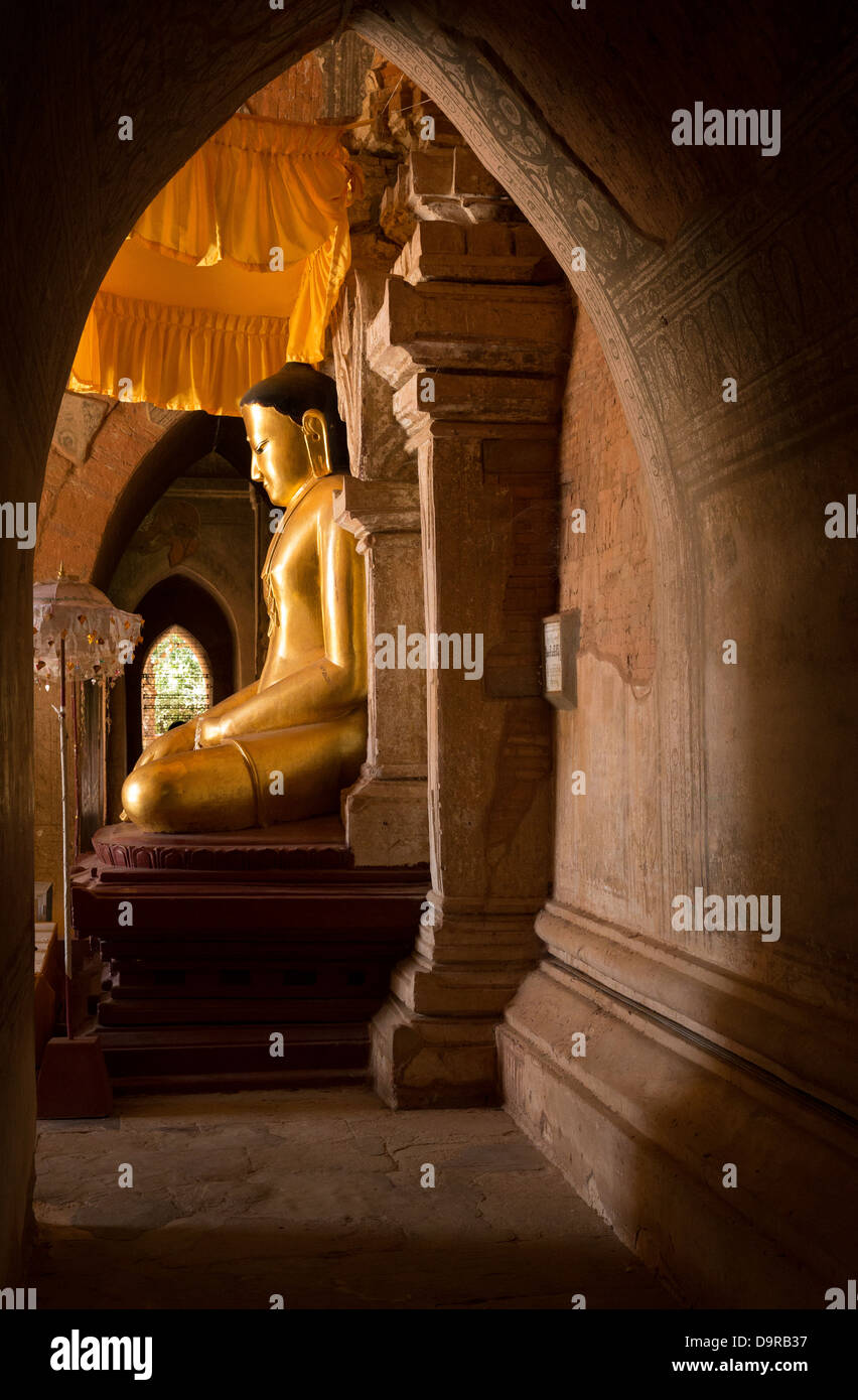 Buddha Htilomino Pagode, Bagan, Myanmar (Burma) Stockfoto