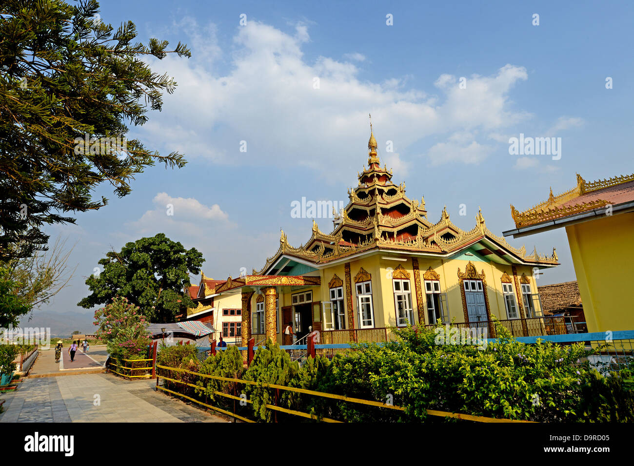 Phaung Daw Oo Tempel Inle See Myanmar Stockfoto