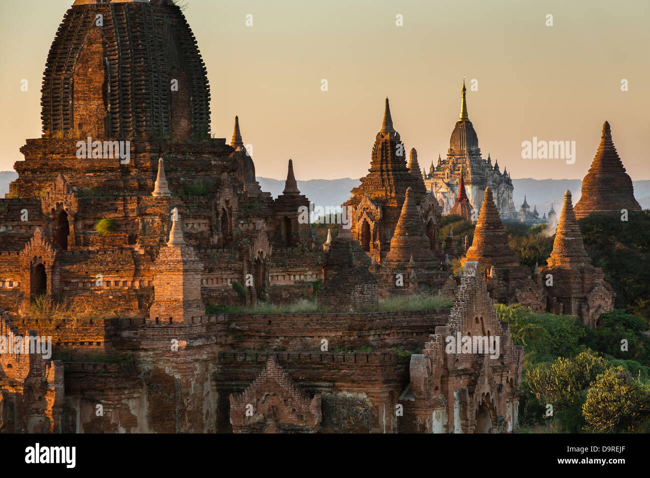 die Tempel von Bagan, Myanmar (Burma) Stockfoto