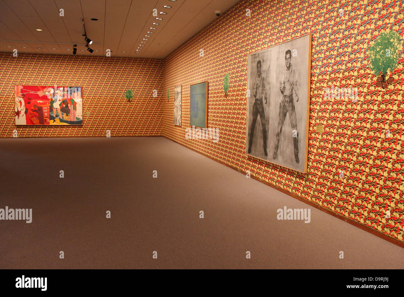 Deutschland Berlin Andy Warhol-Ausstellung in der neuen Nationalgalerie Stockfoto