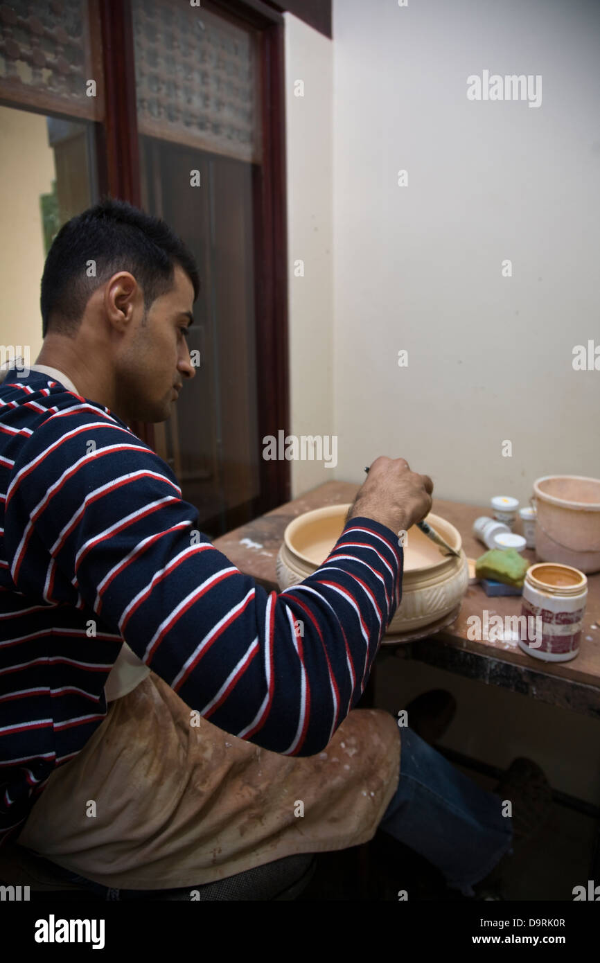 Töpfer Mittelpunkt staatlichen Al-Jasara Handwerk, Manama, Bahrain Stockfoto
