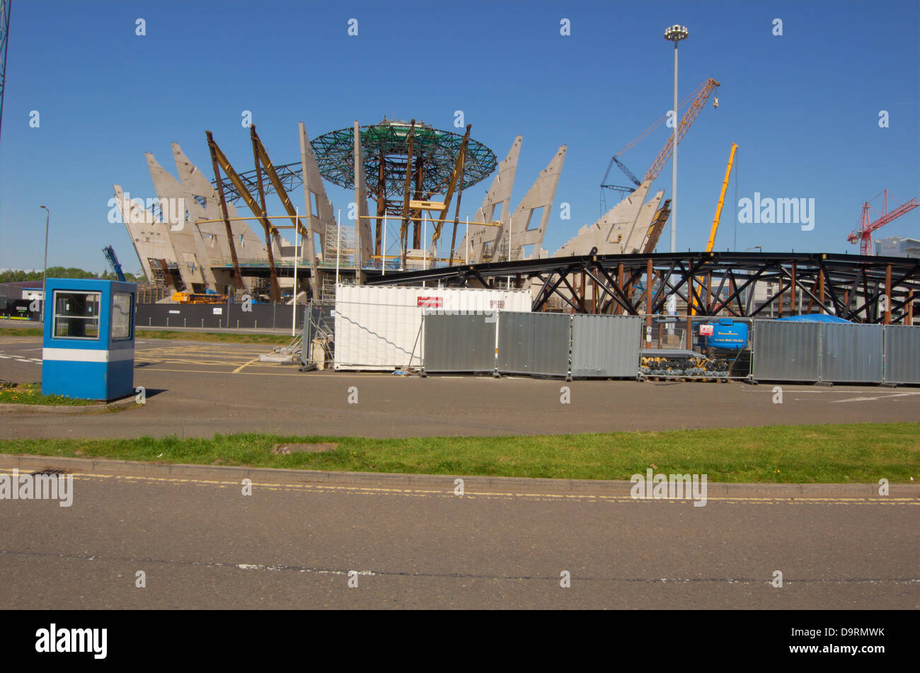 Arena im Bau in der Nähe von Finnieston Quay in Glasgow, Schottland Stockfoto