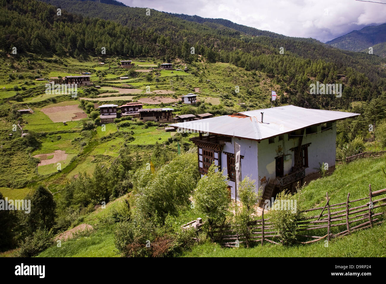 Malerische Haa Tal, Bhutan, Asien Stockfoto