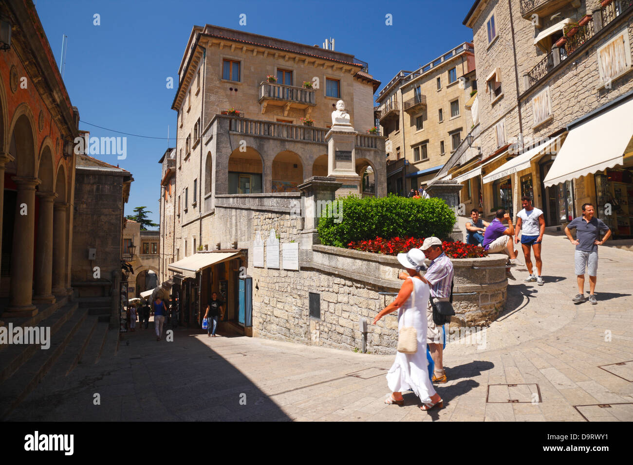 San Marino-Italien. Stockfoto
